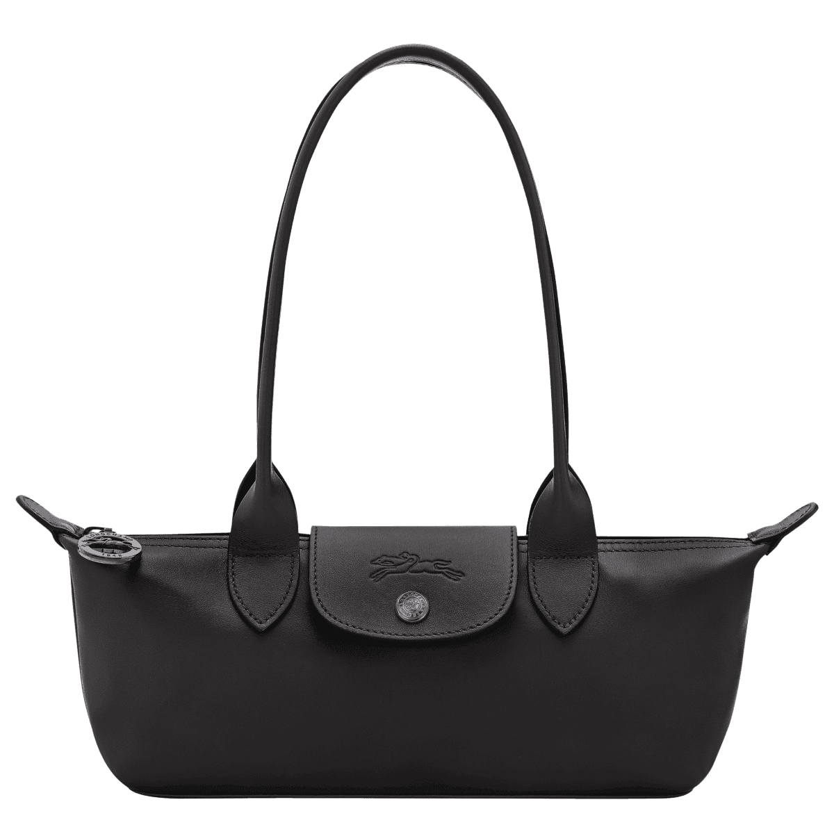 Longchamp Le Pliage Xtra M Shoulder Bag - Black Leather