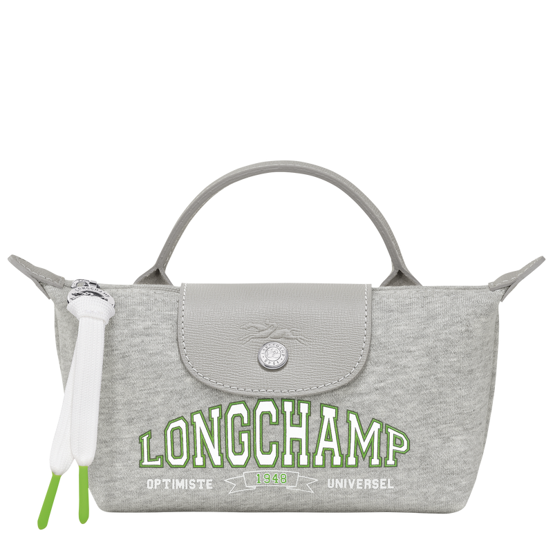 Le Pliage Collection University Pouch Grey