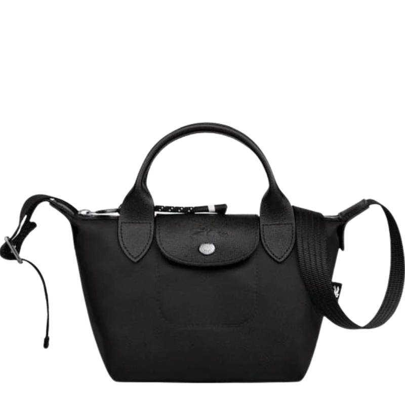 Le Pliage Energy XS Handbag Black Non-Separable Strap