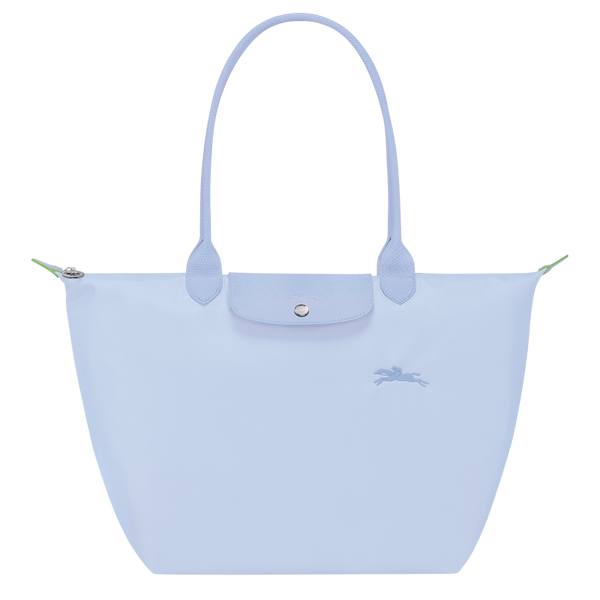 Le Pliage Green L Tote bag Sky Blue