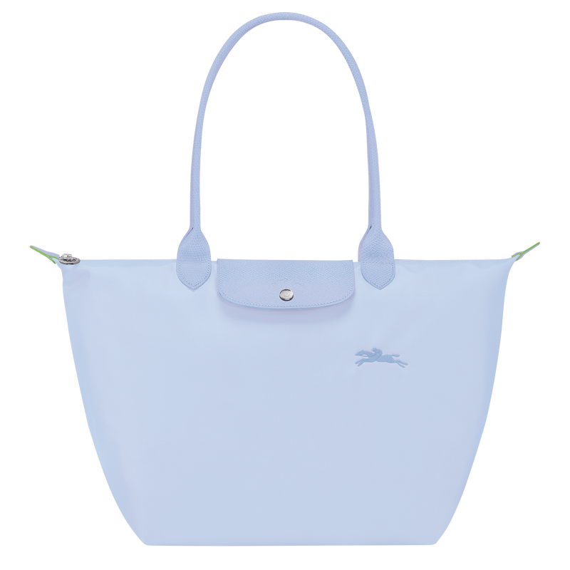 Le Pliage Green L Tote bag Sky Blue