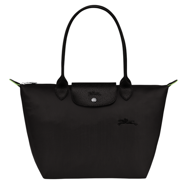 Le Pliage Green M Tote bag Black