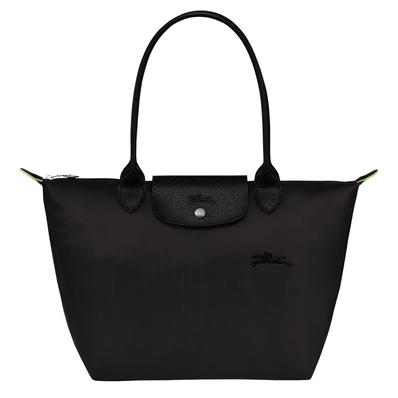Le Pliage Green M Tote bag Black