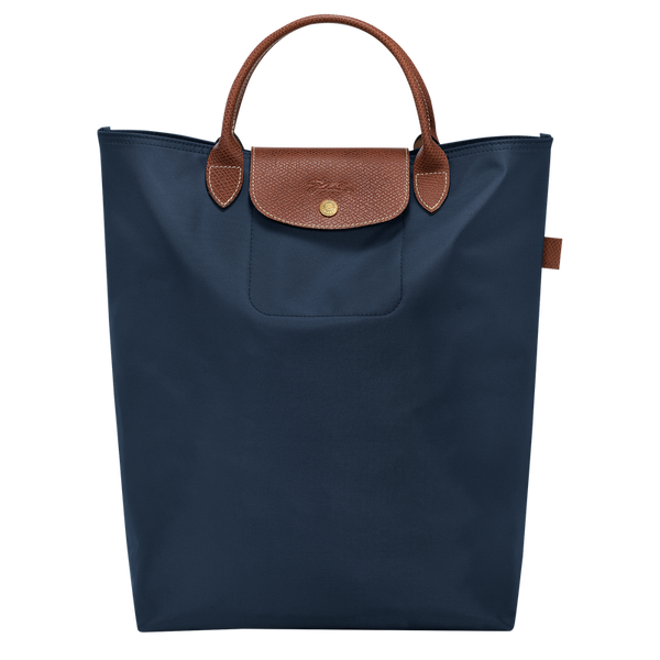 Le Pliage Original M Tote bag Vertical Navy