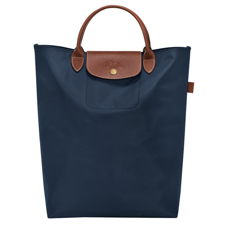 Le Pliage Original M Tote bag Vertical Navy