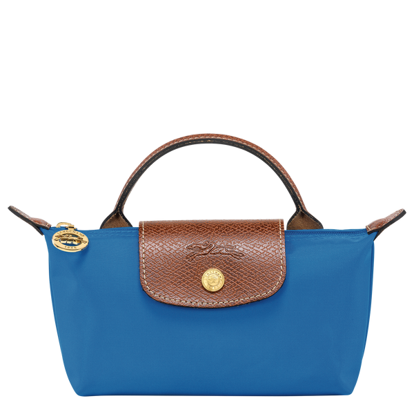 Le Pliage Original Pouch with handle Cobalt