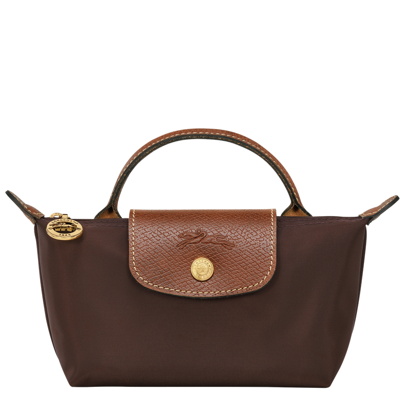 Le Pliage Original Pouch with handle Ebony