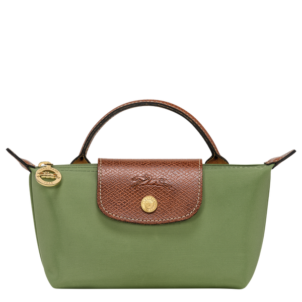Le Pliage Original Pouch with handle Lichen