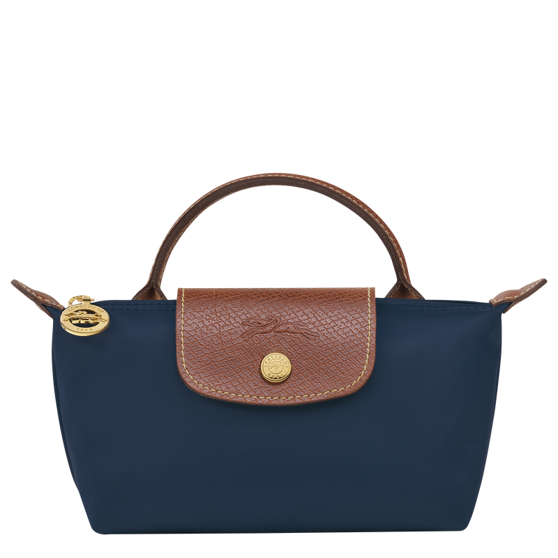 Le Pliage Original Pouch with handle Navy