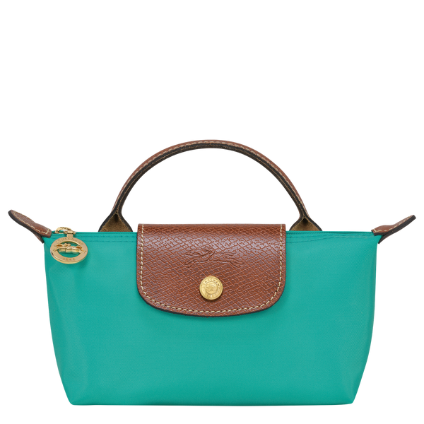 Le Pliage Original Pouch with handle Turquoise