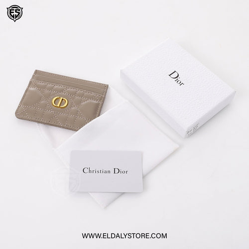 Dior Caro Freesia Card Holder For Women