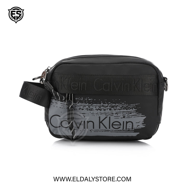 Calvin Klein Graphic Logo Crossbody Bag – Black