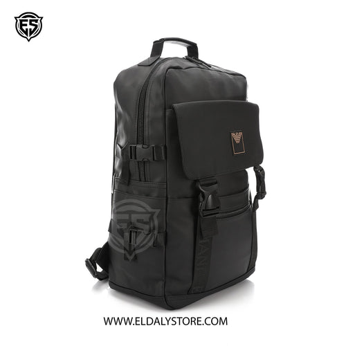 Emporio Armani Technical Fabric Flap Backpack