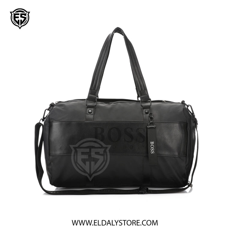 BOSS Inspired Versatile Black Duffle Travel Bag