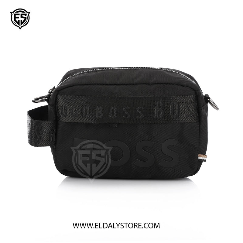 BOSS Hugo Boss Black Nylon Crossbody Messenger Bag