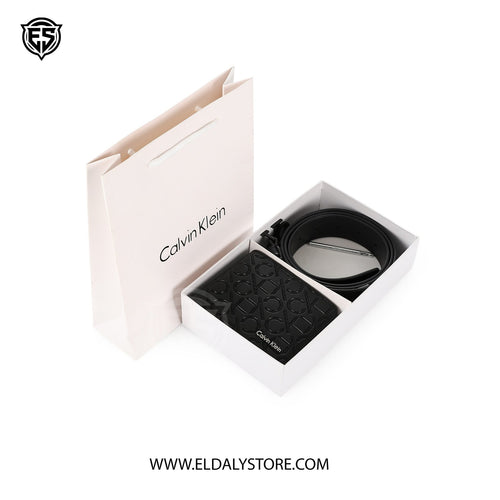 Calvin Klein Men’s Wallet and Belt Set