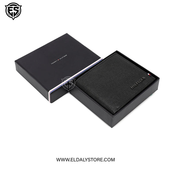 Tommy Hilfiger Woven or Canvas Bifold Wallet.