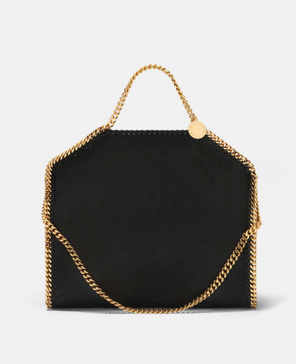 Stella McCartney Falabella chain-fold over tote bag Black gold
