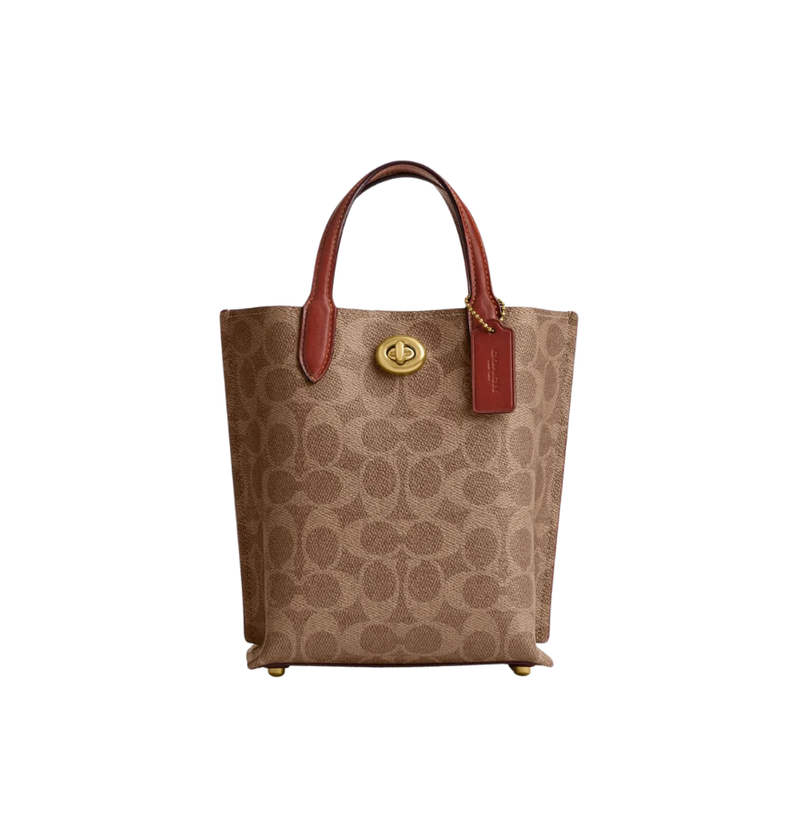 Coach WILLOW TOTE 16 In Signature Canvas