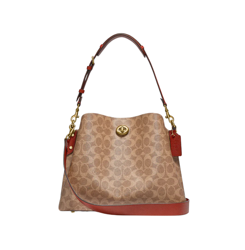 Coach Willow Shoulder Bag In Signature Canvas