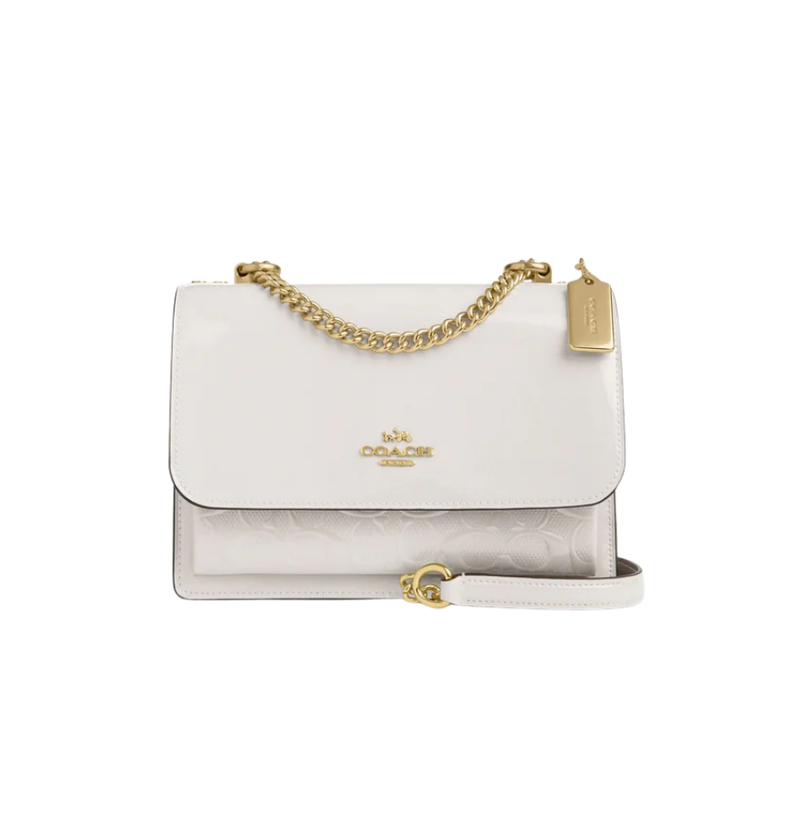 Coach Klare Crossbody Bag In Signature Canvas White Chalk