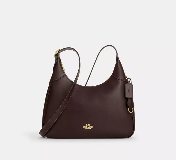 Coach Ella Shoulder Bag Gold Espresso