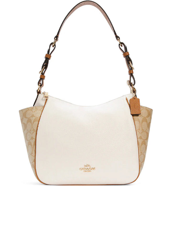 Rori Shoulder Bag in Colorblock Signature Canvas