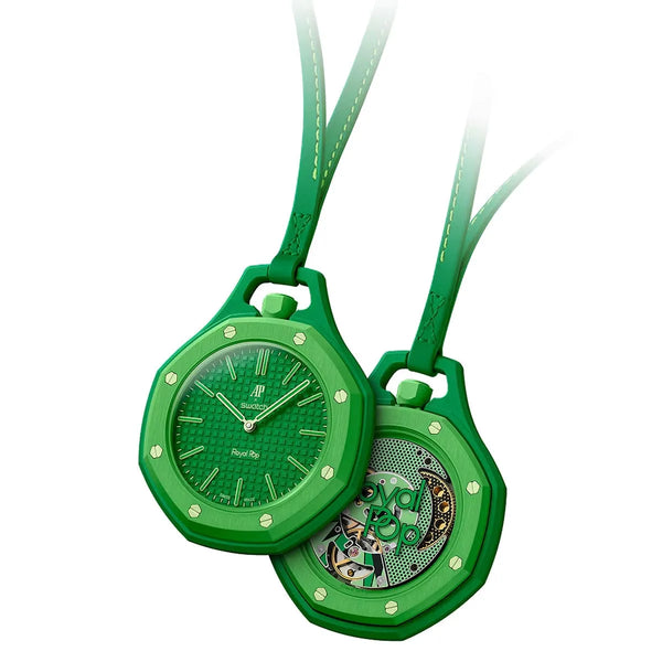 Audemars Piguet x Swatch Royal Pop GREEN EIGHT Unisex Green Pocket Watch