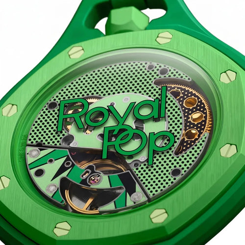 Audemars Piguet x Swatch Royal Pop GREEN EIGHT Unisex Green Pocket Watch