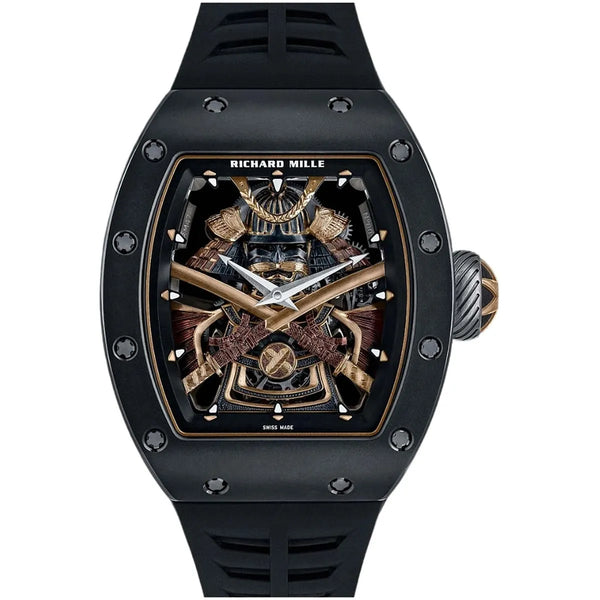 Richard Mille Men’s RM 47 Samurai Limited Edition Carbon TPT & Rose Gold Watch
