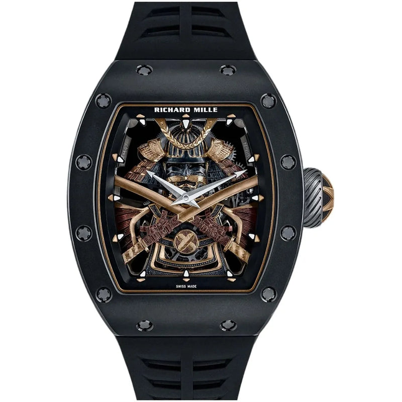 Richard Mille Men’s RM 47 Samurai Limited Edition Carbon TPT & Rose Gold Watch