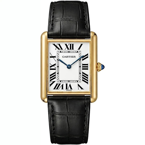 Cartier Men’s Tank Gold-Tone Case Dress Watch