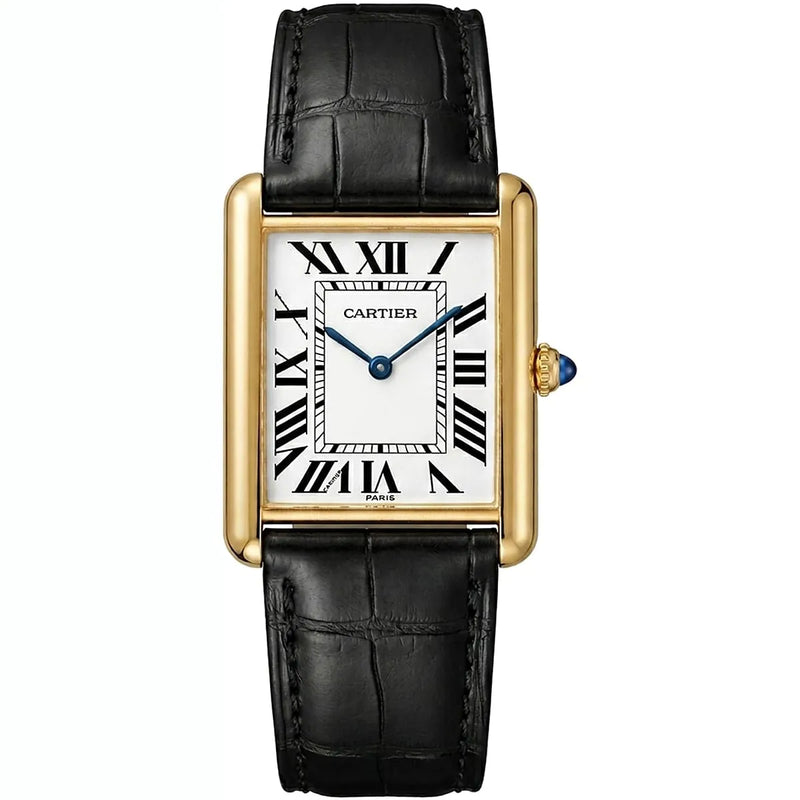 Cartier Men’s Tank Gold-Tone Case Dress Watch
