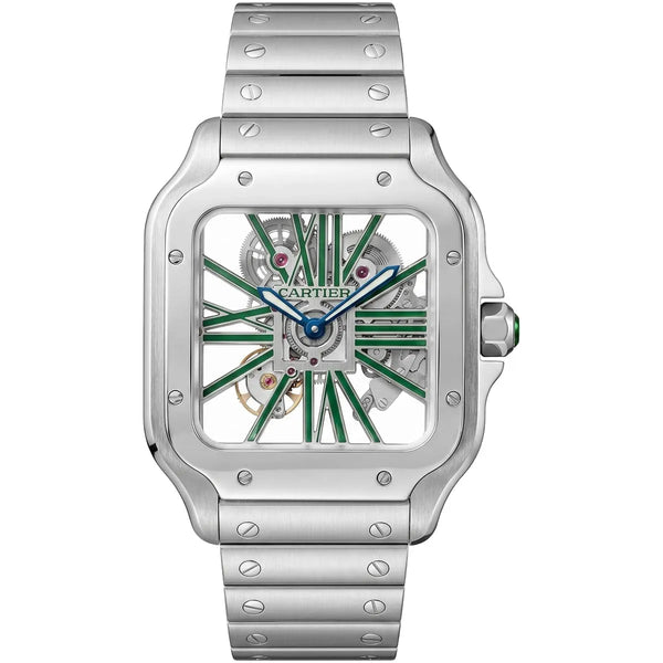 Cartier Men’s Santos Automatic White Dial Watch