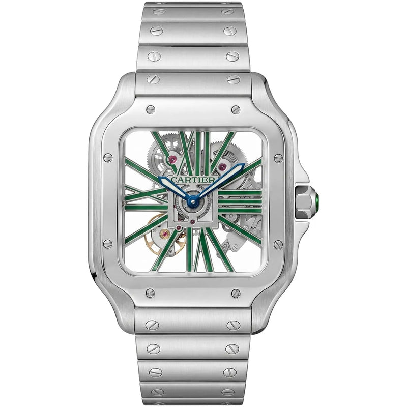 Cartier Men’s Santos Automatic White Dial Watch