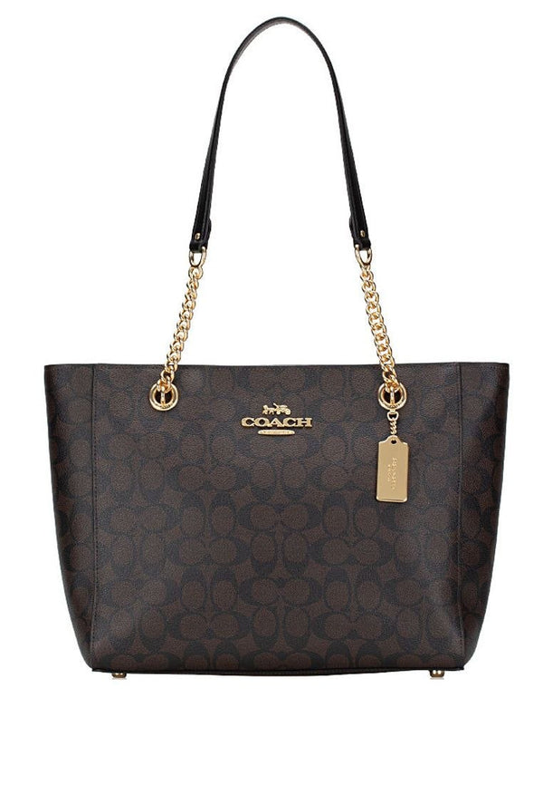Coach Cammie Chain Tote In Signature