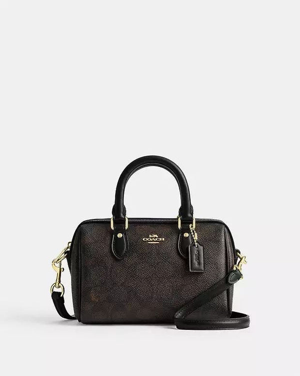 Mini Rowan Crossbody Bag In Signature Canvas