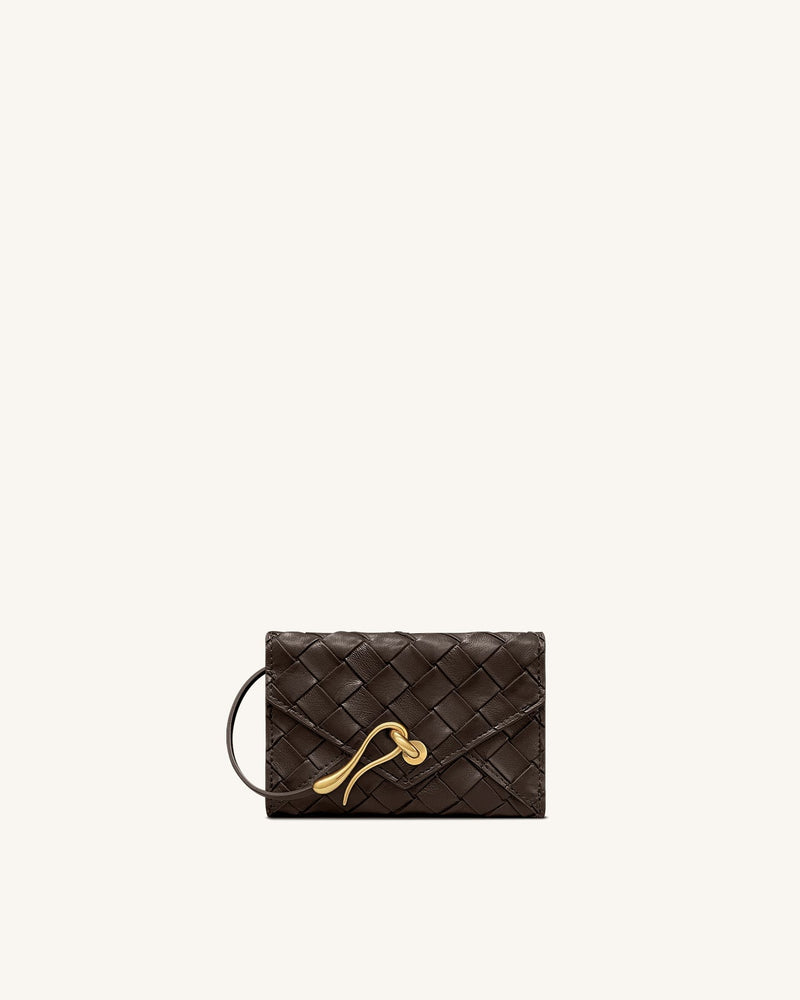 JW PEI Celeste Woven Textured Envelope Wallet