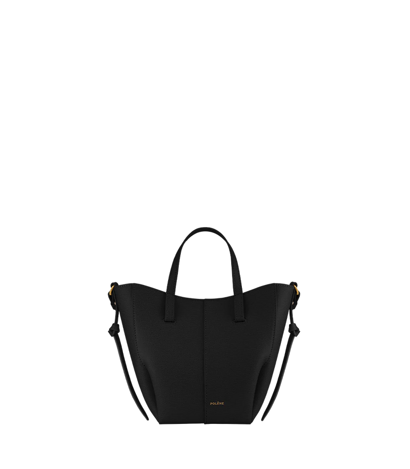 Polene Cyme Tote Nano EDITION TEXTURED BLACK
