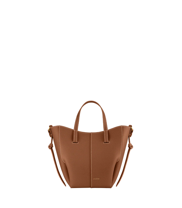 Polene Cyme Tote Nano EDITION TEXTURED CAMEL