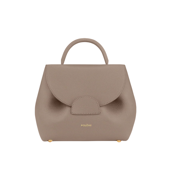 Polène Numéro Un Nano Edition Textured Taupe