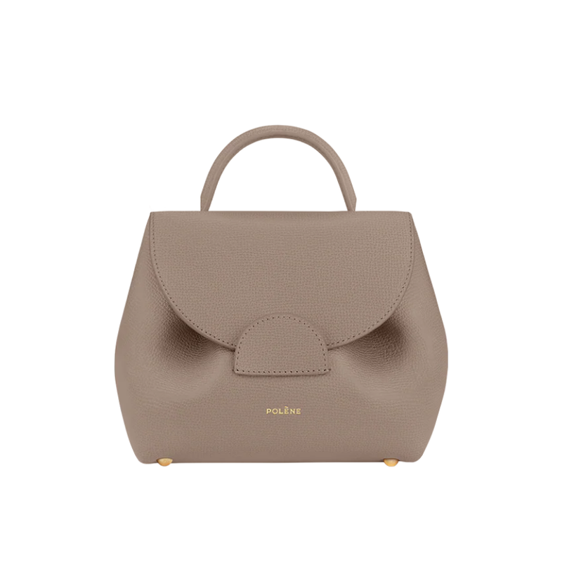 Polène Numéro Un Nano Edition Textured Taupe