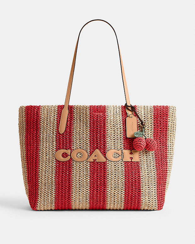 Coach Large City Tote Bag With Charms