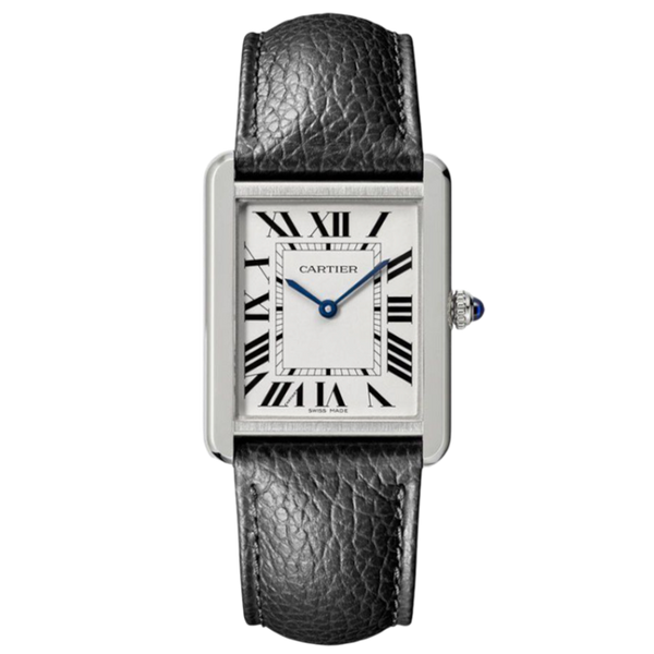 Cartier tank leather  Super Clone Swiss Machine (35mm x 27mm)