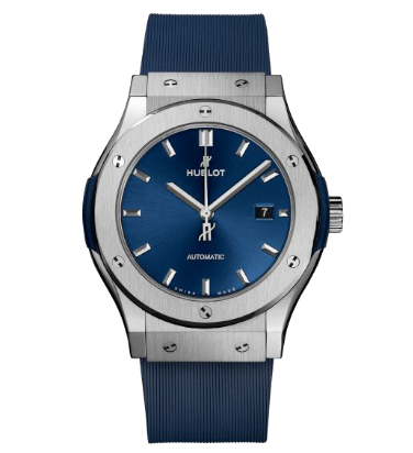 Hublot Classic Fusion Titanium Blue Super Clone Swiss Machine 42mm