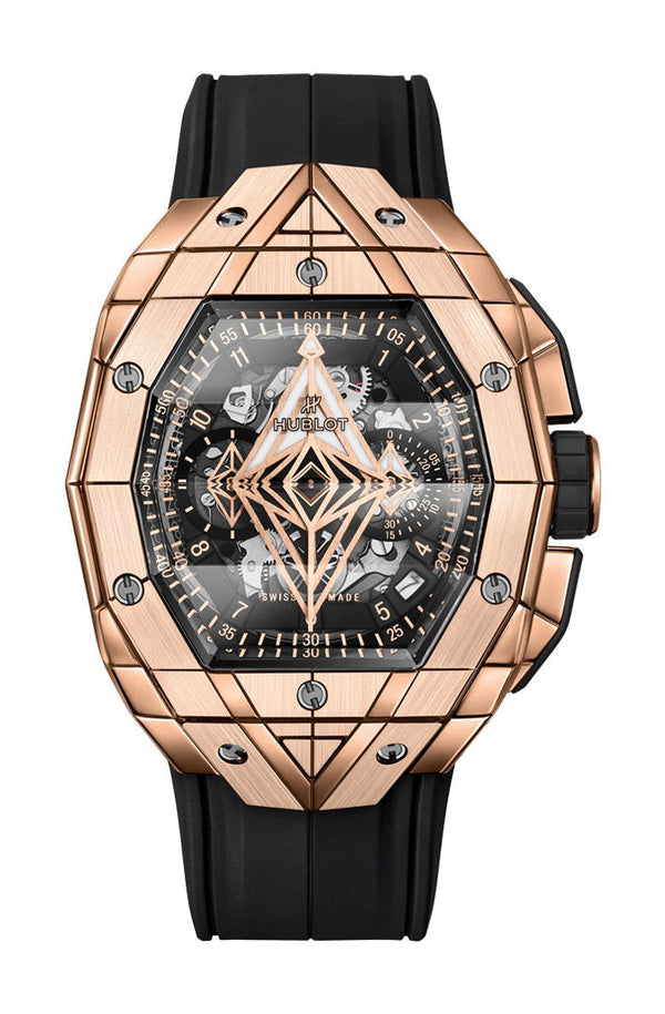 HUBLOT  Bleu King Gold LIMITED EDTION Super Clone Swiss Machine 42mm