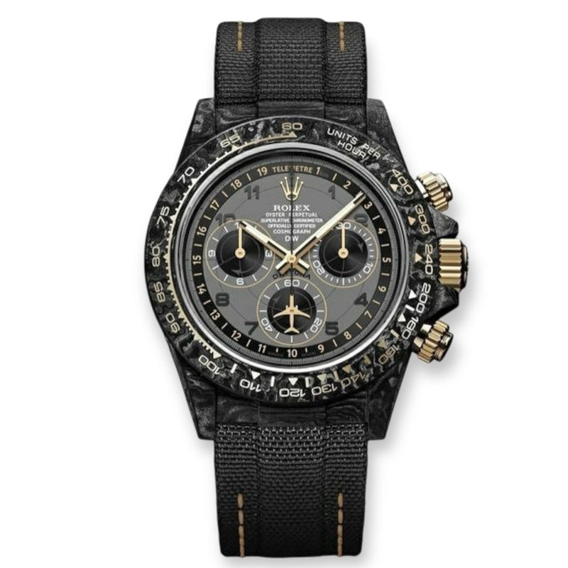 Rolex Cosmograph Daytona DIW Carbon Avia Grey Super Clone Swiss Machine 40mm