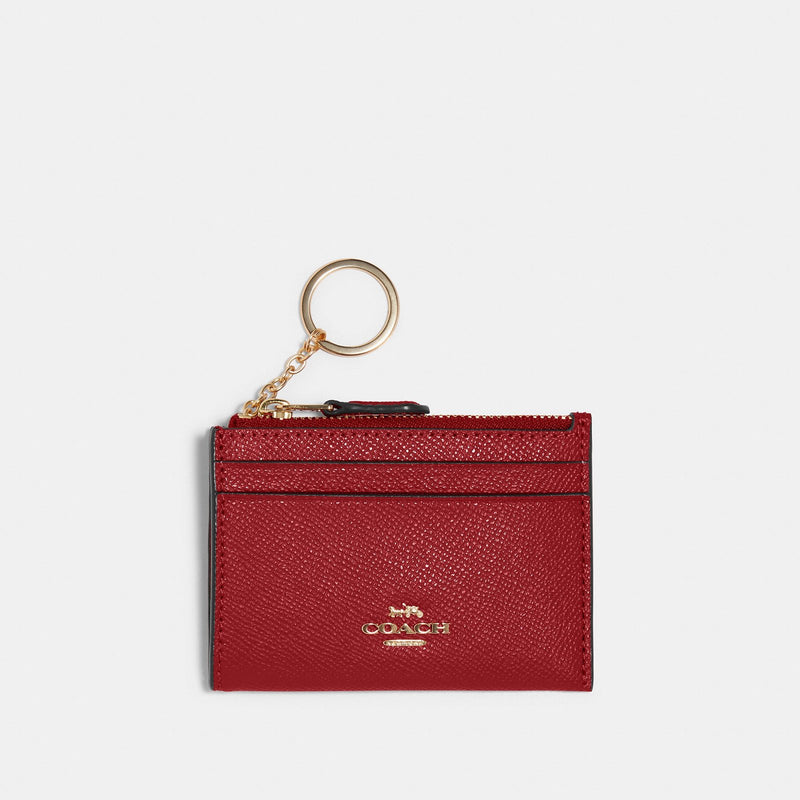 Mini Skinny Id Case – Gold/1941 Red