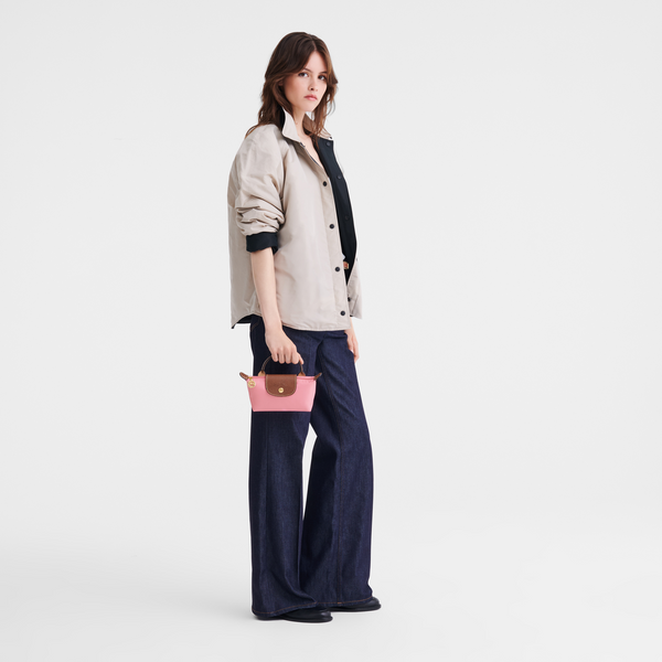 Le Pliage Original Pouch with handle Marshmallow