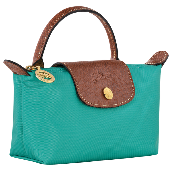 Le Pliage Original Pouch with handle Turquoise